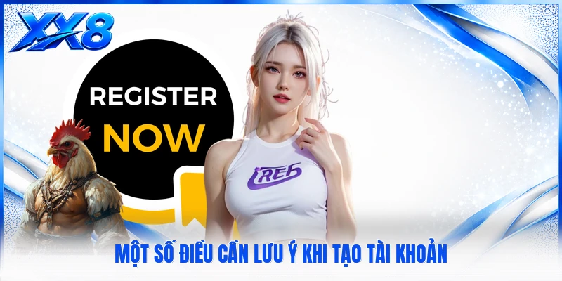 Một số điều cần lưu ý khi tạo tài khoản